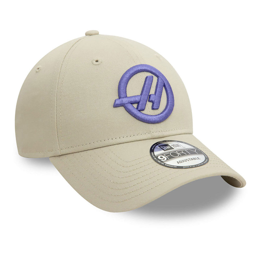 HAAS F1 Racing Hat - Seasonal Stone 9Forty Formula 1 Snapback Cap - New Era